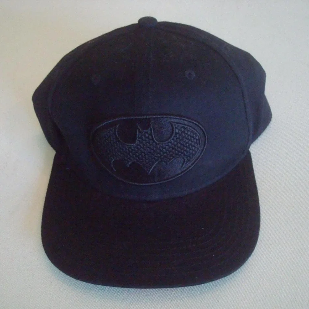 BATMAN SNAPBACK HAT CAP‎ Y2K 00S VINTAGE H5